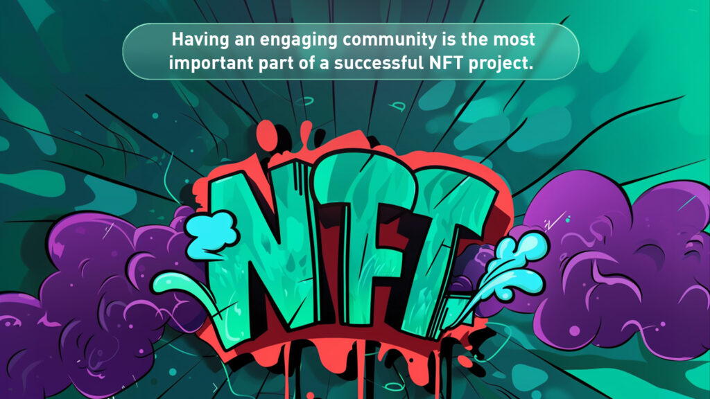 Image of comic-style NFT logo